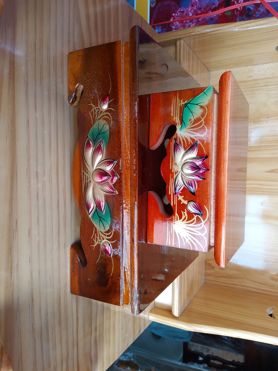 ĐÔN GỔ CHỮ NHẬT ĐẮP NỔI