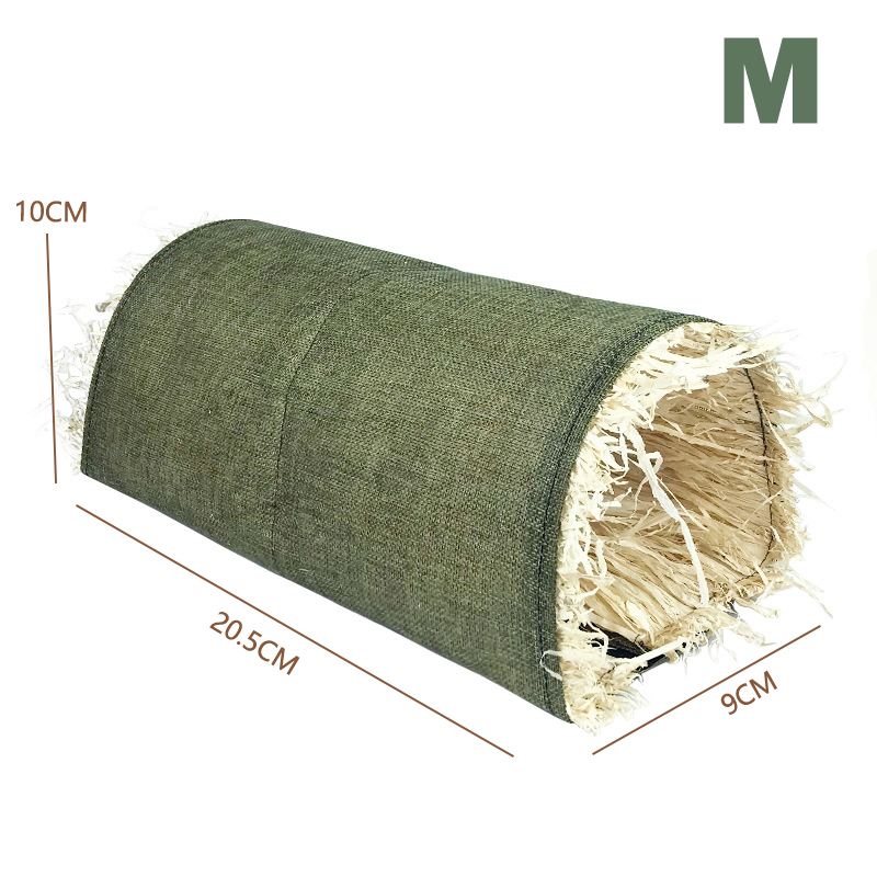 dongcheng%20Rabbit%20Hideaway%20Toy%20Animal%20Grass%20Straw%20Bunny%20Tunnel%20Toy%20Breathable%20Guinea%20Pig%20-%20Image%202