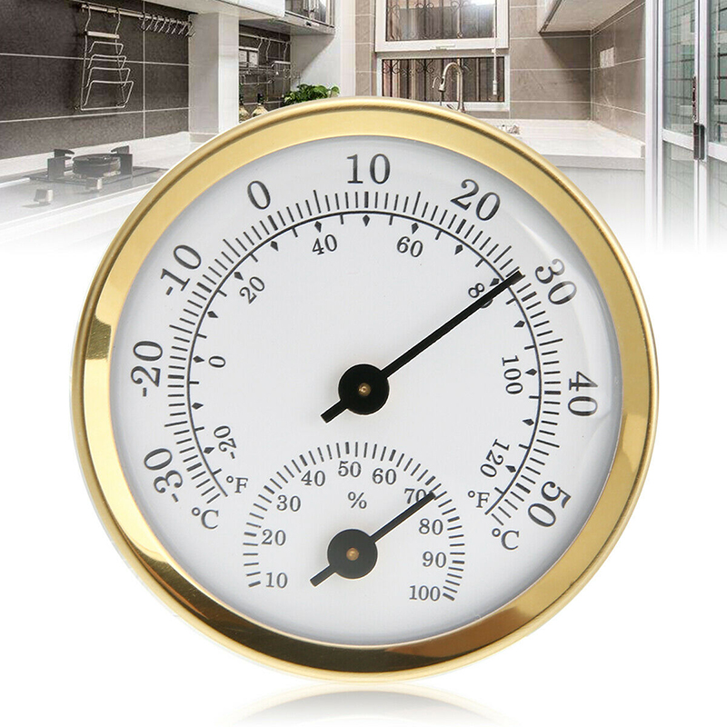 Indoor Analog Humidity Temperature Meter Gauge Thermometer Hygrometer Household. 