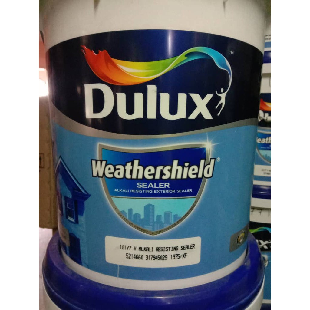 18L ICI DULUX Weathershield Paint Sealer Exterior Interior White Wall ...