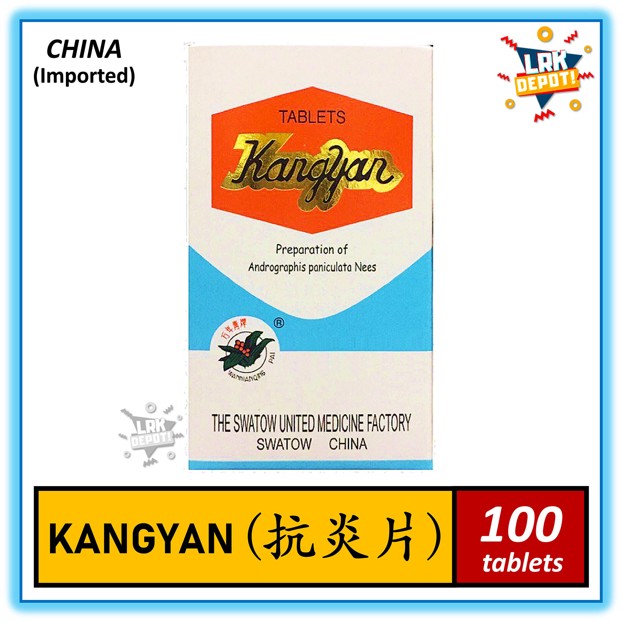 Kangyan 100 tablets (Andrographis paniculata nees Extract) Lazada PH