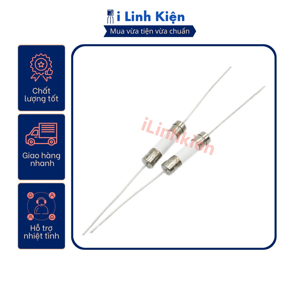Cầu chì bếp từ 10A/15A/20A 5x20mm.