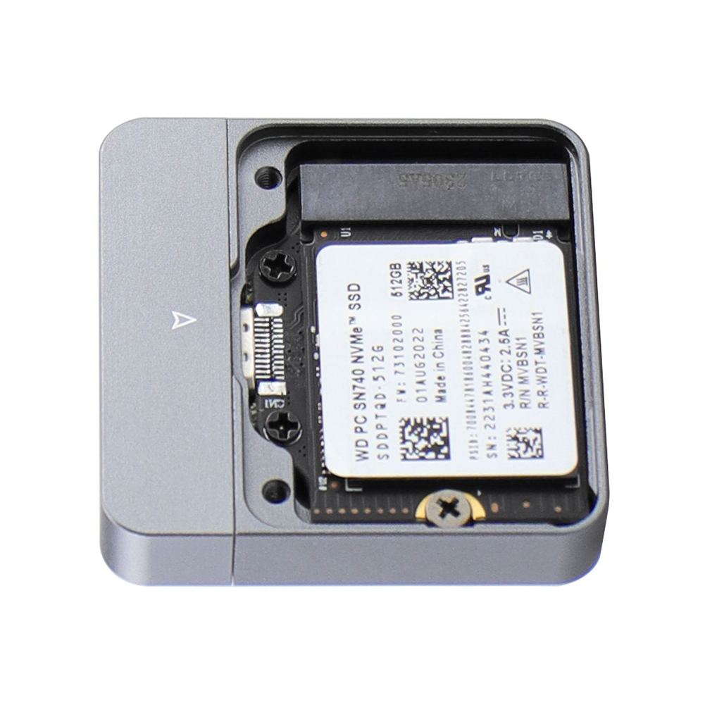 M.2 nvme 2230 hard drive box usb3.2 gen2 hard disk box plug and play external ssd case aluminum alloy m key for m2 2230