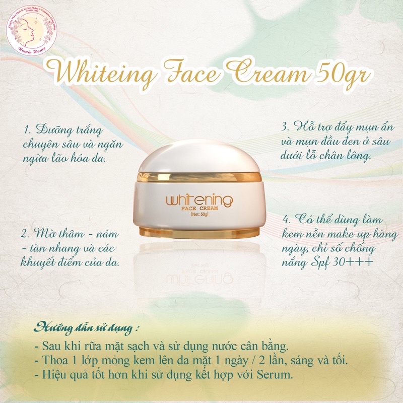 Kem face pháp Mềm acosmetics, dưỡng trắng da mặt