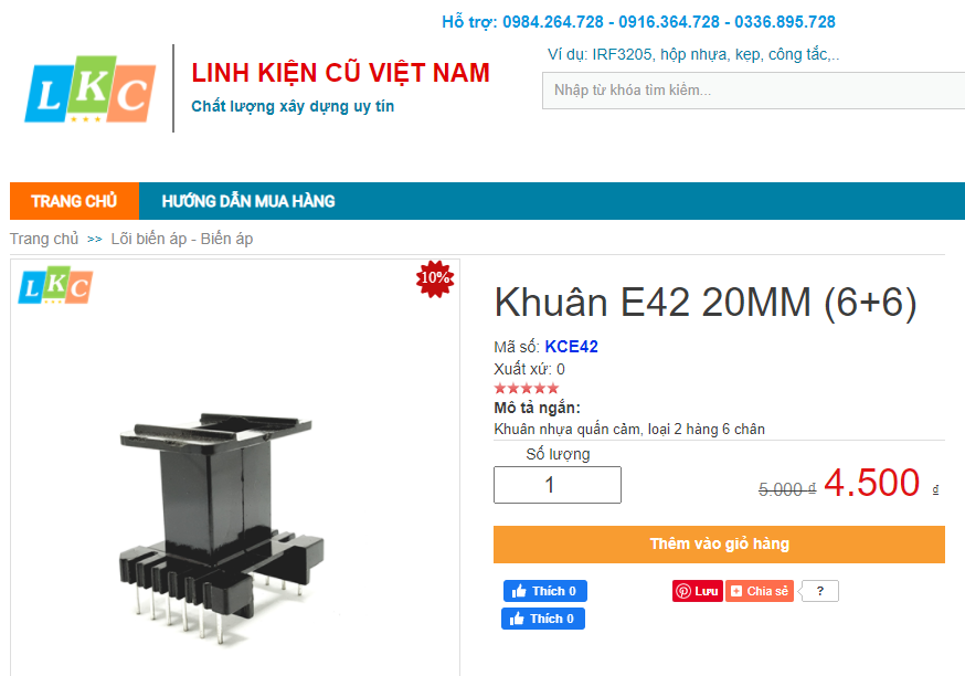 Khuân E42 20MM (6+6)