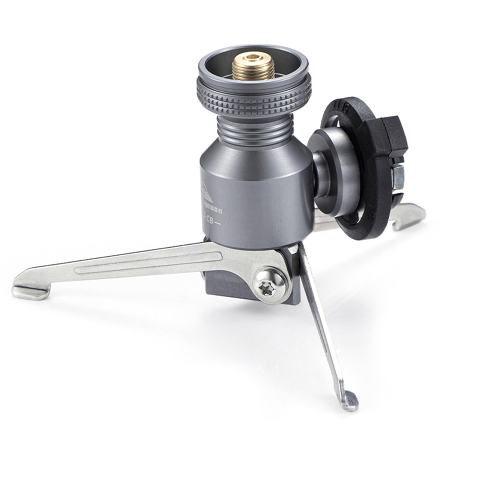 TOMSHOO Tripod Bu-tane Canister Adapter Collapsible G-as Stove Connector G-as Lamp Tank Stand Connector Long G-as Cylinder Adapter