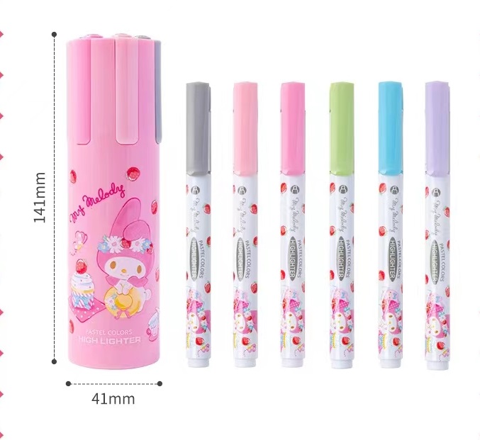 3%20Styles%20Cute%20Sanrio%20Highlighter%20Pen%20Set%20Mymelody%20Kuromi%20Cinnamoroll%20Markers%20Stationery%20Multifunction%20Highlighters%20With%20Stamp%20-%20Image%205