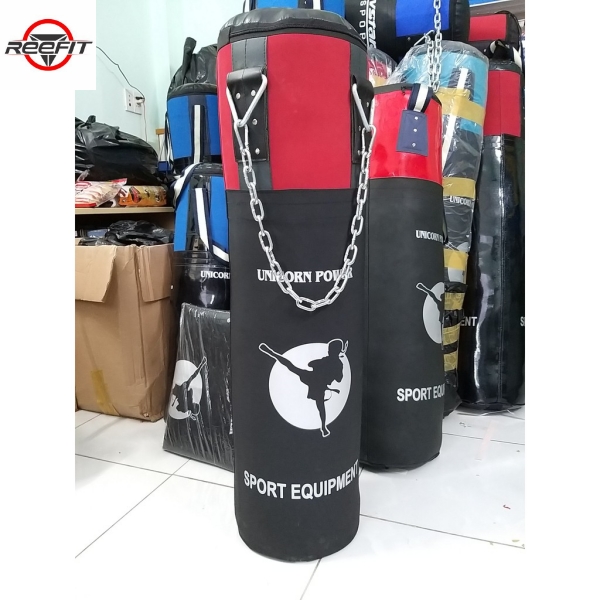 Bao cát boxing dây xích 0.6m - 1.2m có ruột