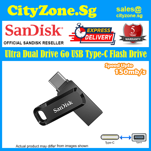 SanDisk Ultra Dual Drive Go USB Type-C Flash Drive - 32GB, 64GB, 128GB Options, Dual USB-C & USB-A 2 thumbnail image