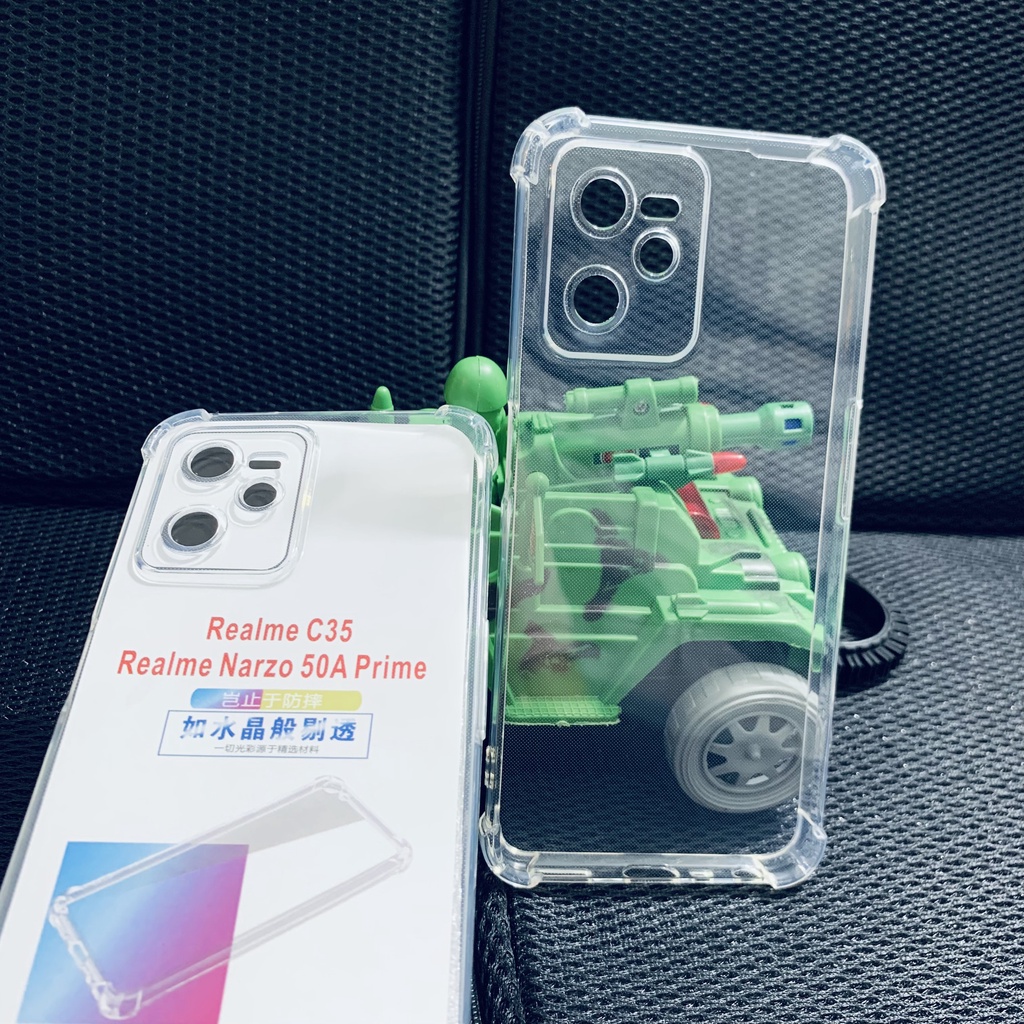 Ốp lưng Realme C35/ Realme Narzo 50A Prime Chống Sốc dẻo trong suốt cao cấp
