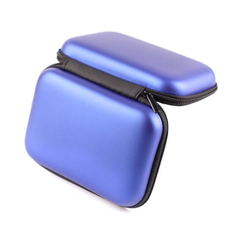 AIMEE Portable Cable Organizer Pouch Case Carry Headphone Headset Accessories Storage Box 2.5" External HDD SSD Box Earphone Bag Hard Drive Disk Case