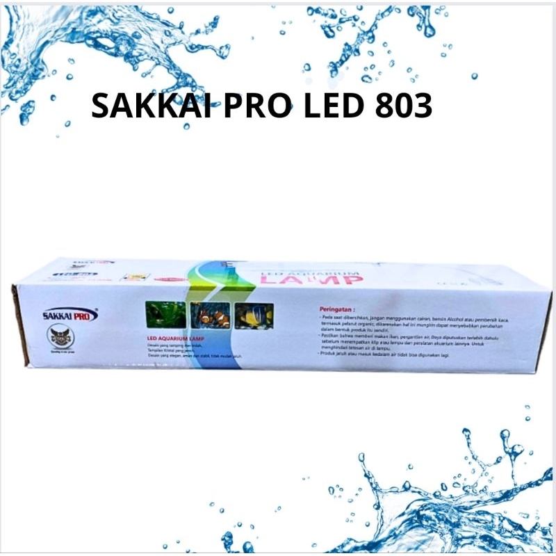 Lampu jepit aquarium aquascape LED SAKKAI PRO 803