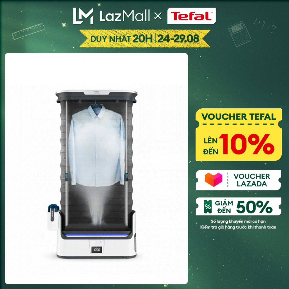 Máy chăm sóc quần, áo đa năng Tefal YT4050E1