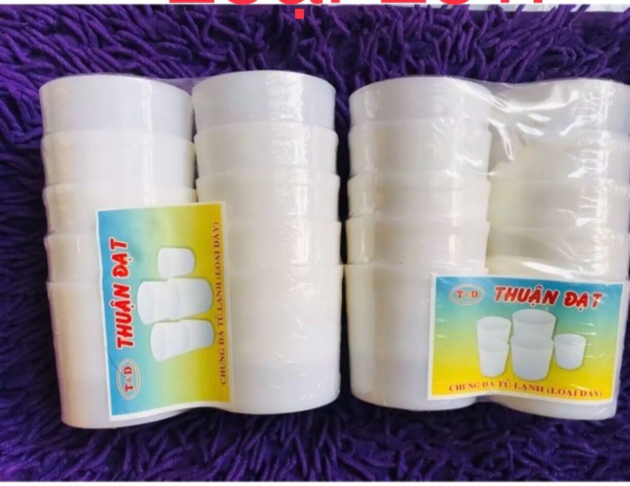 🏵️Combo 10 Chung_Ly làm đá Tủ lạnh (Loại Dày, 3 size)