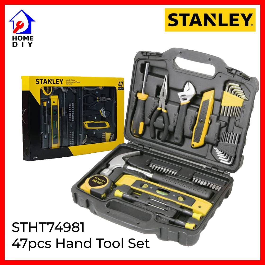 Stanley 47pc Home Tool Set STHT74981 Lazada Singapore