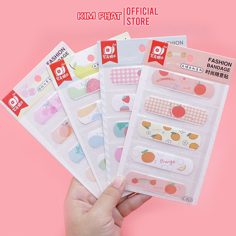 Set 5 miếng băng gâu y tế urgo hoạt hình, miếng dán sơ cứu vết thương