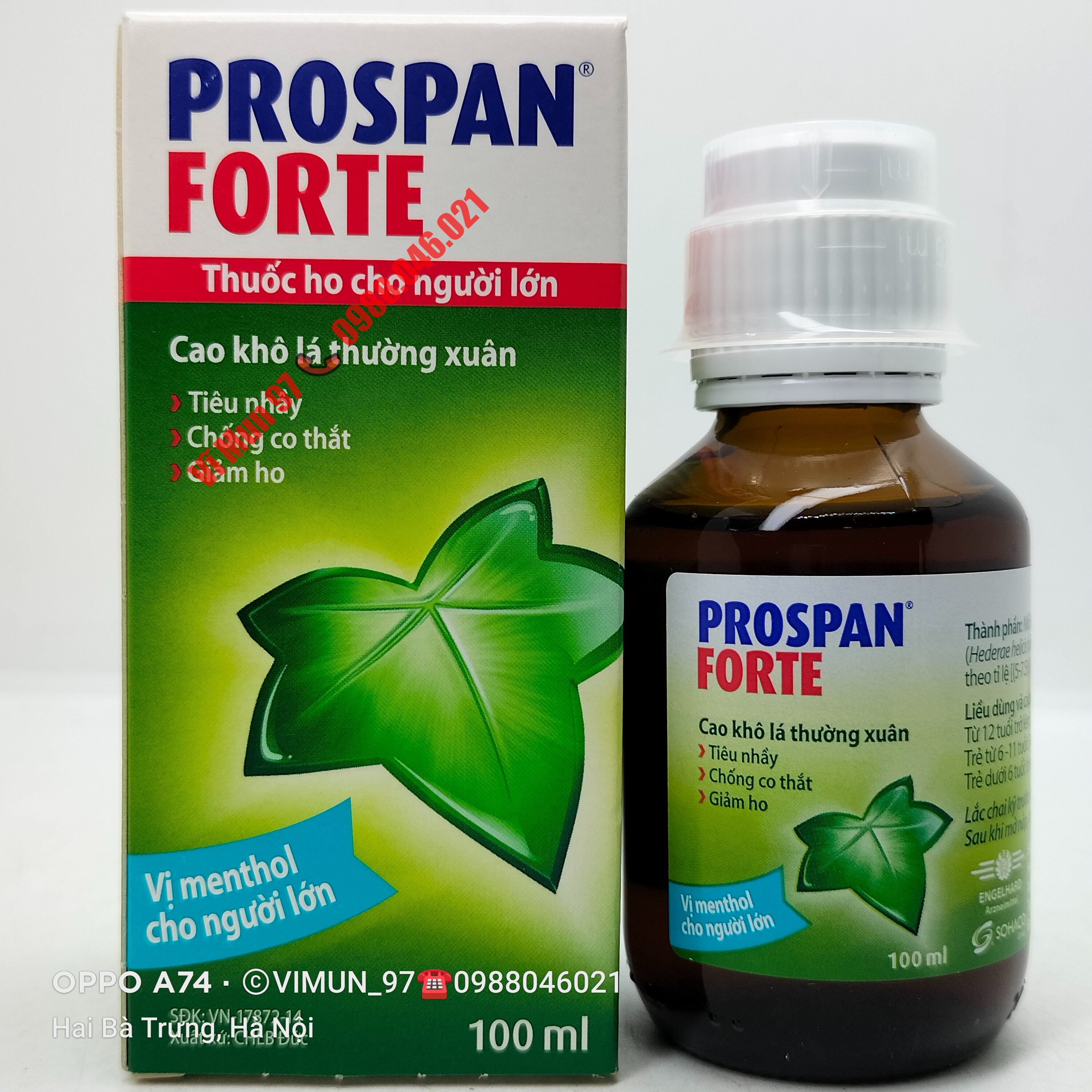 Siro - ho Đức 100ml siro-pro span-Đức 100ml