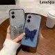 Phone cover Redmi A5 Back case with Cute Butterfly Stand Luxury Slim Gradient Clear Plating Glitter Girls for Xiaomi Redmi A5 Phone cases. 