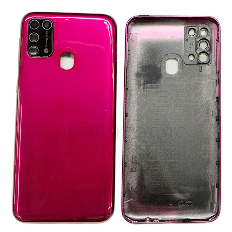 Battery Cover Rear Door Housing Back Case For Suitable For Samsung M31 M315 Battery Cover With Logo Replacement Parts