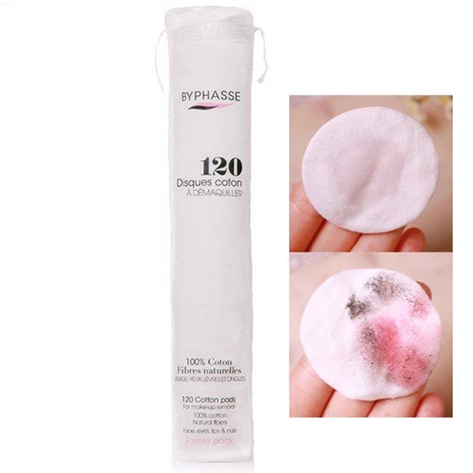 Bông tẩy trang Byphasse Cotton Pads - 120 miếng