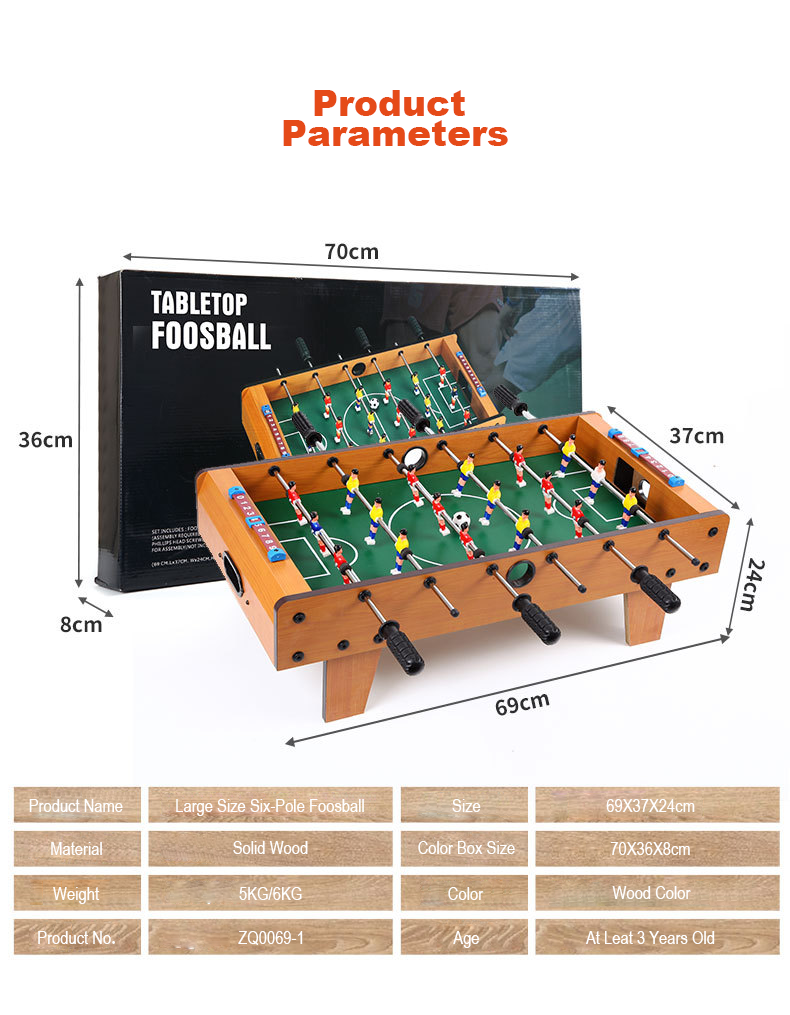 COD Mini Table Soccer Set Sports Toy Football Game Desktop Soccer Game