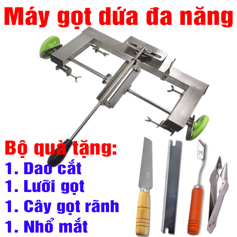 Máy gọt dứa đa năng inox 304 thủ công