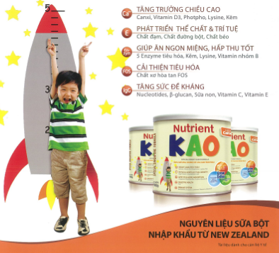 Sữa bột viện dinh dưỡng Nutrient KAO 700g