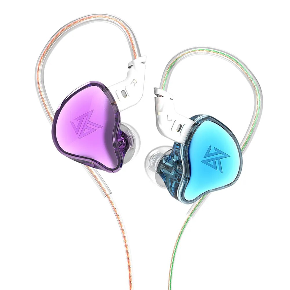 Colorful no mic Colorful no mic KZ EDC Earphones With Microphone Hifi Noise Cancelling In-Ear 3.5Mm Wired Headphones Sports Music Gaming Monitor Earbuds Headset