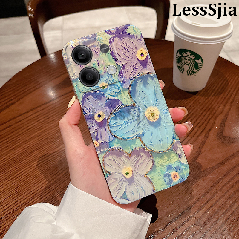 Phone%20Cases%20For%20Redmi%20Note%2013%20Pro%205G%20Back%20Case%20Soft%20Blue%20Light%20Oil%20Painting%20Flower%20Silicone%20Anti%20Shock%20for%20Redmi%20Note13%20Pro%20Plus%20Phone%20Casing%20-%20Image%203