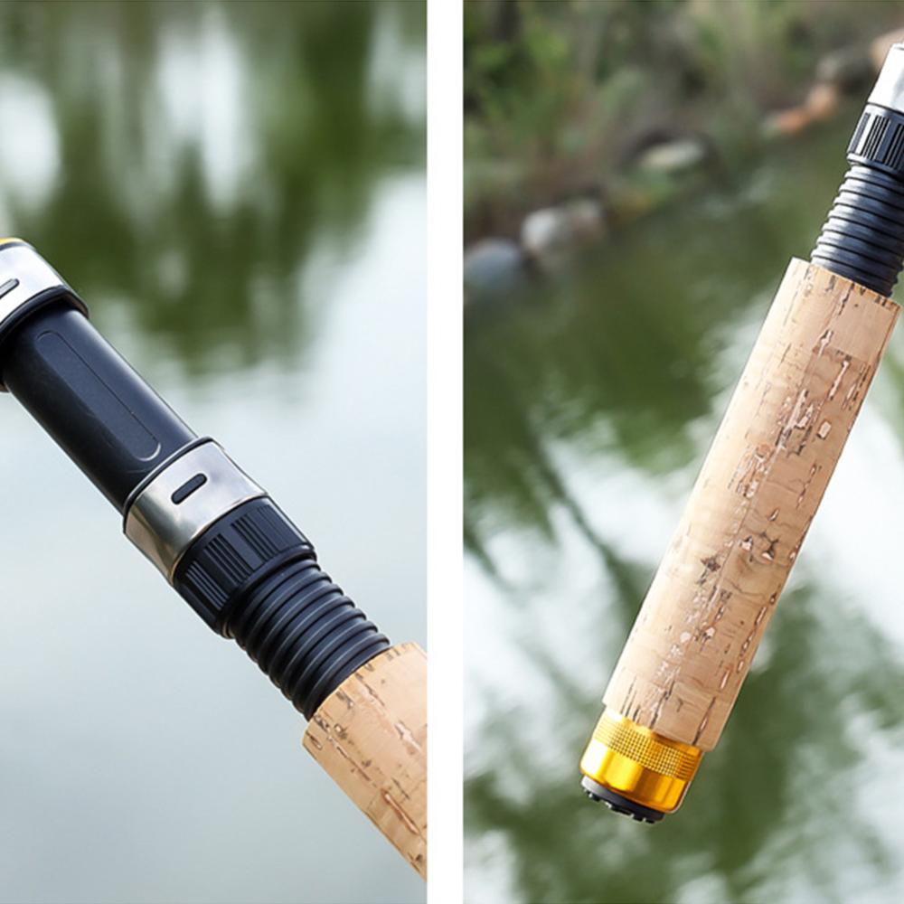 60cm Ice Fishing Rod Ultra-short Telescopic Fishing Rod Carbon Fiber  Fishing Rod Stick Mini Portable for Saltwater Freshwater