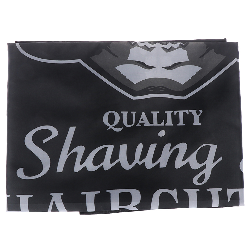 Haircut Hairdressing Barber Cloth Skull Pattern Apron Polyester Cape Barber Gown. 