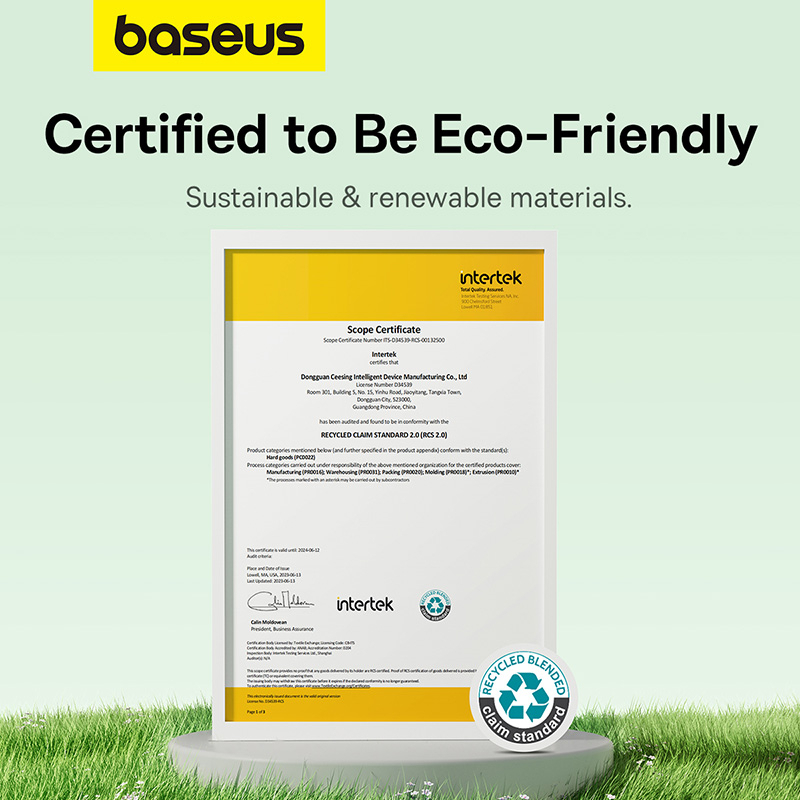 Cáp sạc nhanh Baseus Eco-friendly 100W USB C To USB Type C