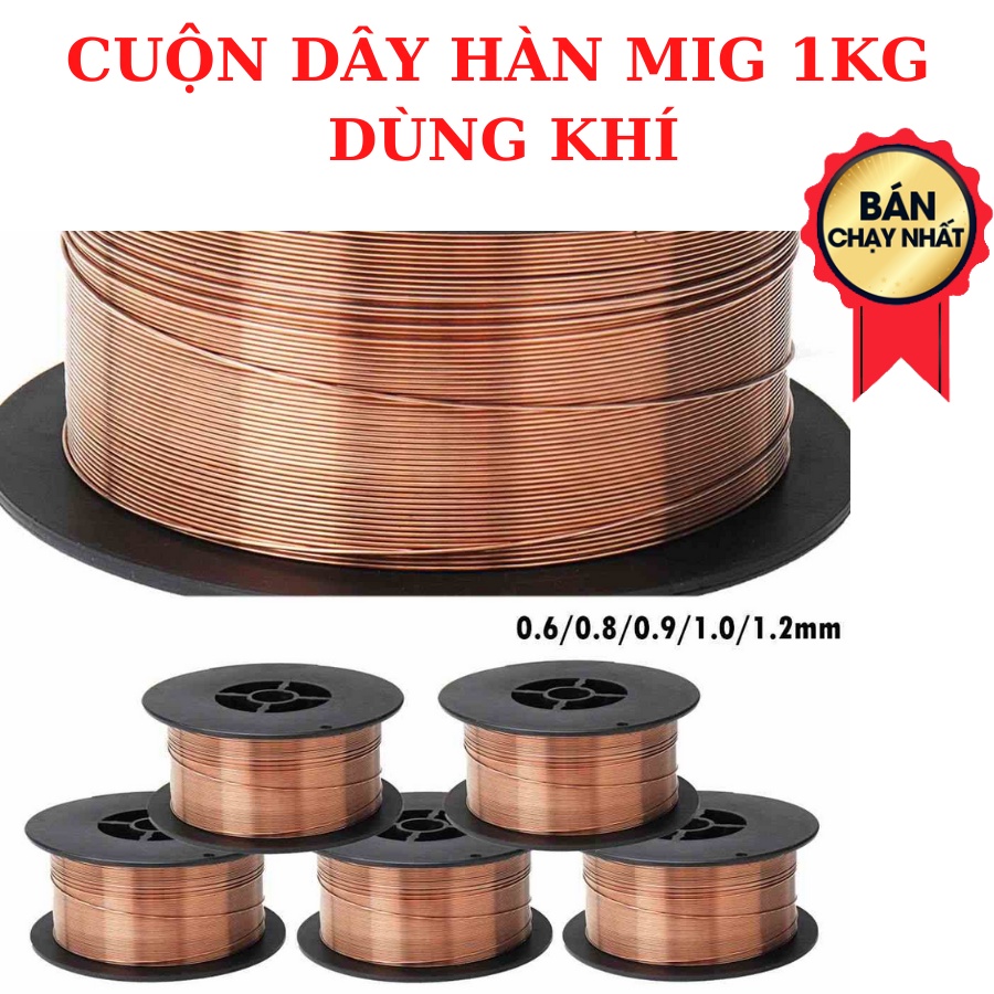 Cuộn dây hàn MIG 1kg dùng bình khí