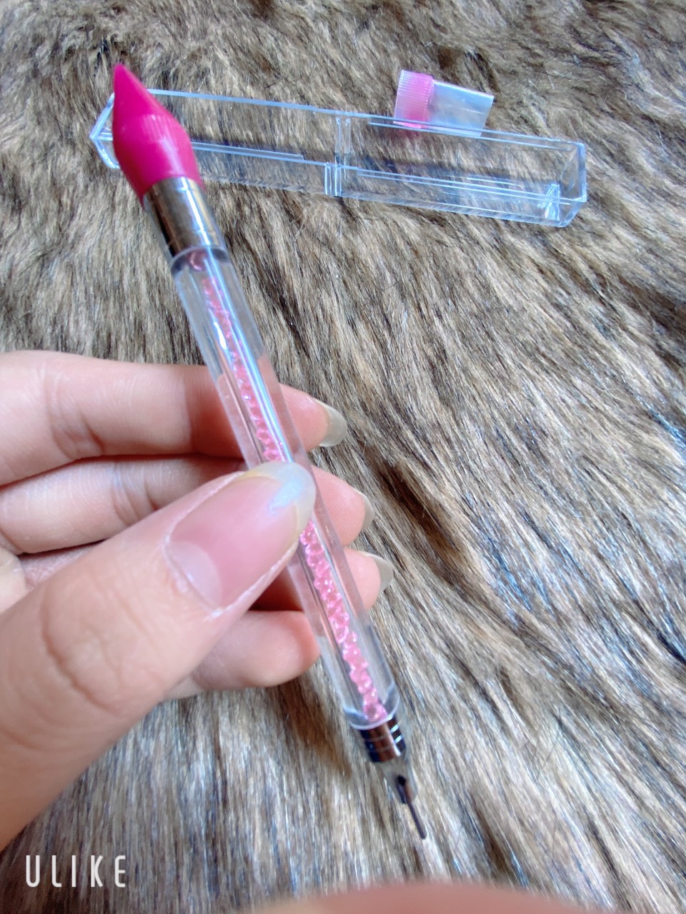 Bút Chấm Đá Nail 2 Đầu Cán Đá - Trùm Nail Mi
