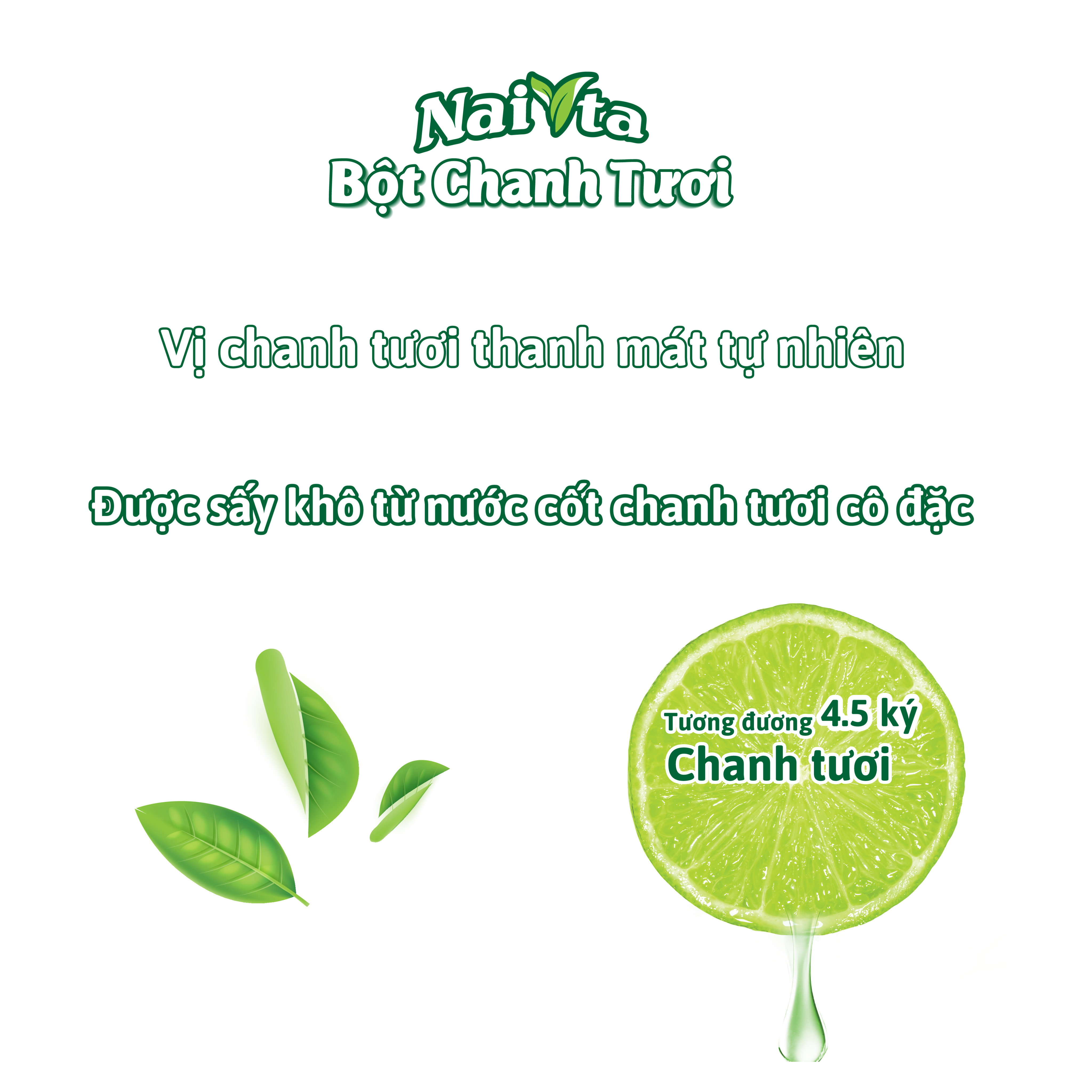 1 Túi Bột Chanh Naita 80g