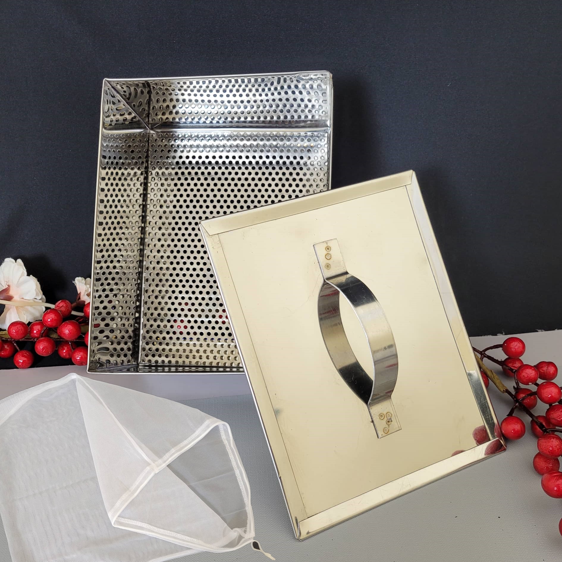 Khuôn làm ĐẬU PHỤ (đậu hủ, đậu khuôn) TÀU HỦ - Chất liệu INOX 304 cao câp- SIZE LỚN