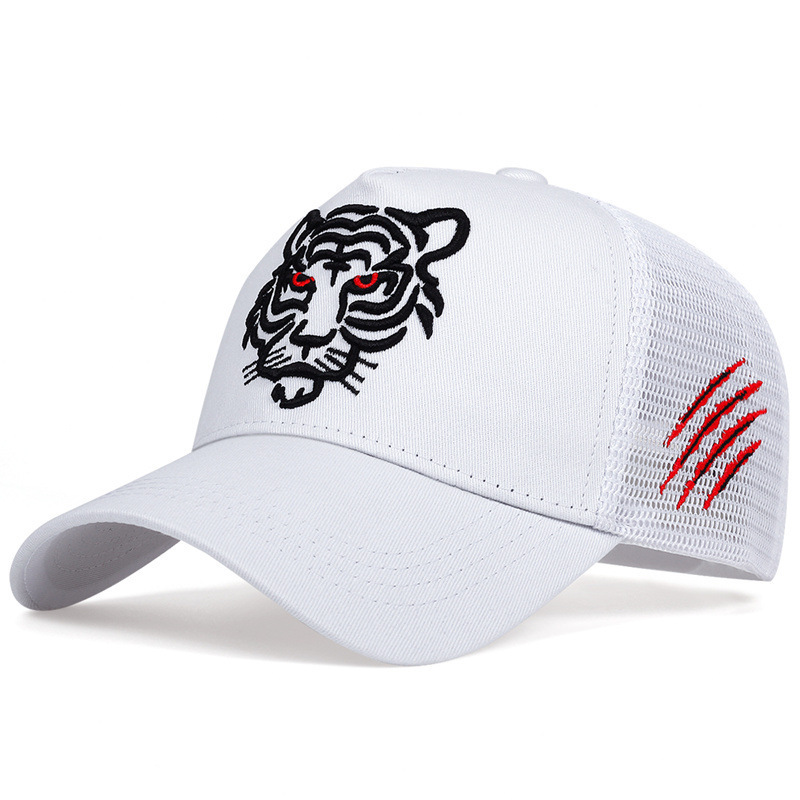 Summer%20Tiger%20Hat%20Men's%20Breathable%20Big%20Purse%20Seine%20Hat%20High%20Embroidered%20Baseball%20Cap%20Sunscreen%20Shade%20Cap%20-%20Image%203