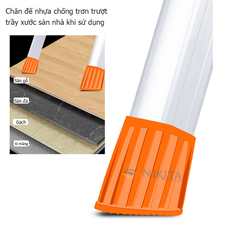 Thang ghế INOX gia đình 4 bậc