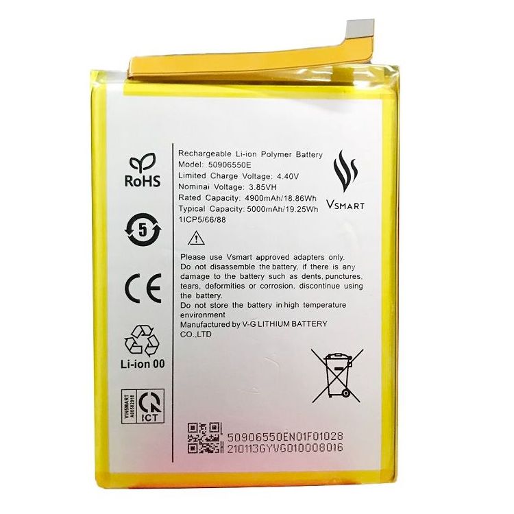 Pin vsmart star 5/ 50906550e zin phụ kiện