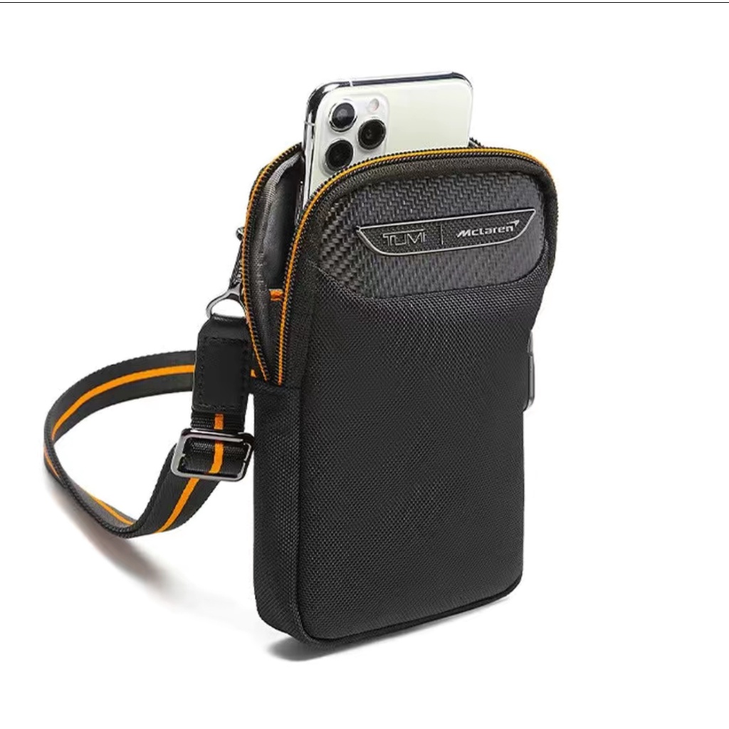 Nóng bán●tumi tumi tumi mclaren mclaren joint túi đựng điện thoại đeo vai bằng nylon dành cho nam373015d