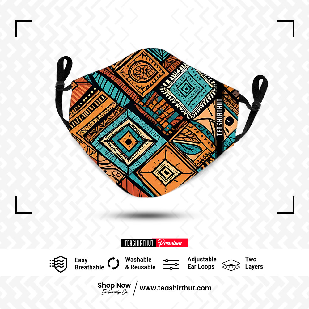 Exclusive Teashirthut Design Edition Premium Fashion Facemask Titanium.