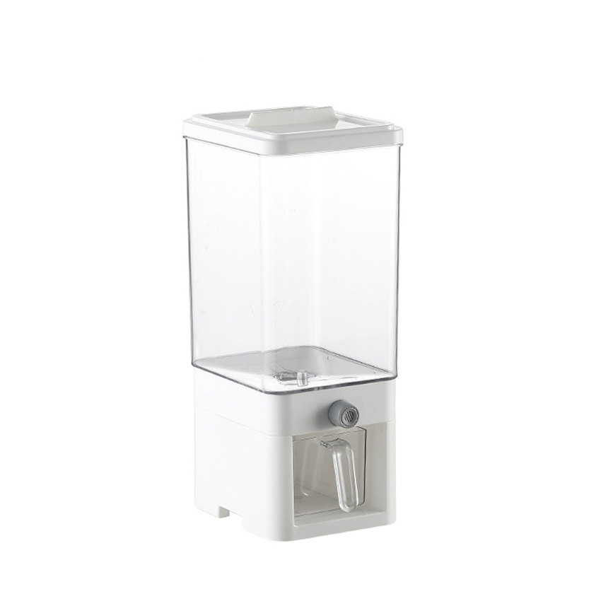 1Pc 3750ML Rice Storage Box Sealed Rice Dispenser Large Capacity Grain Storage Jar Bucket Pet Food Container Kitchen Organizer Box