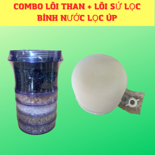 Combo lõi sứ , lõi than 5 tầng dùng cho bình úp.