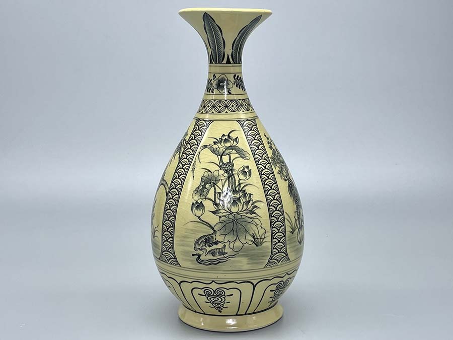 Bình Tỳ Bà H33 Gốm Chu Đậu