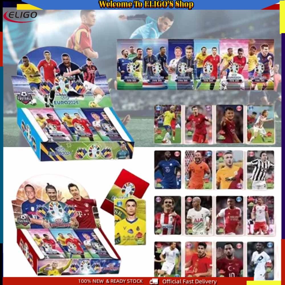 Full Box (36 packets) UEFA EURO. 2024 Trading Football Star Cards Collection Random Color Box Card Collection