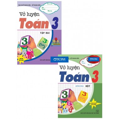 COMBO VỞ LUYỆN TOÁN LỚP 3 - TẬP 1+2 (BỘ 2 CUỐN)