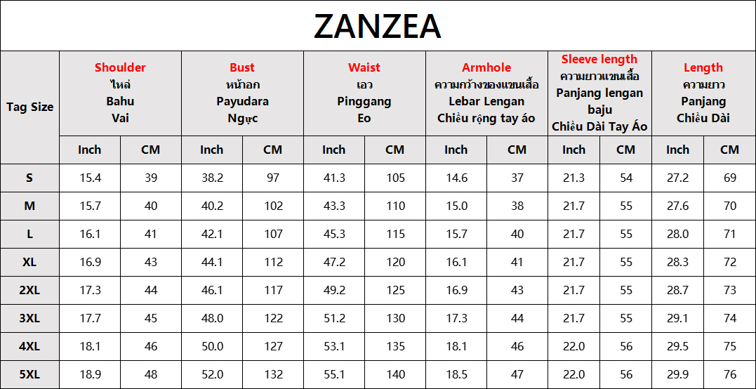 ZANZEA%20Women's%20Shirts%20Vintage%20Casual%20Lapel%20Long%20Sleeve%20Button%20Cuffs%20Solid%20Blouses%20Top%20-%20Image%208