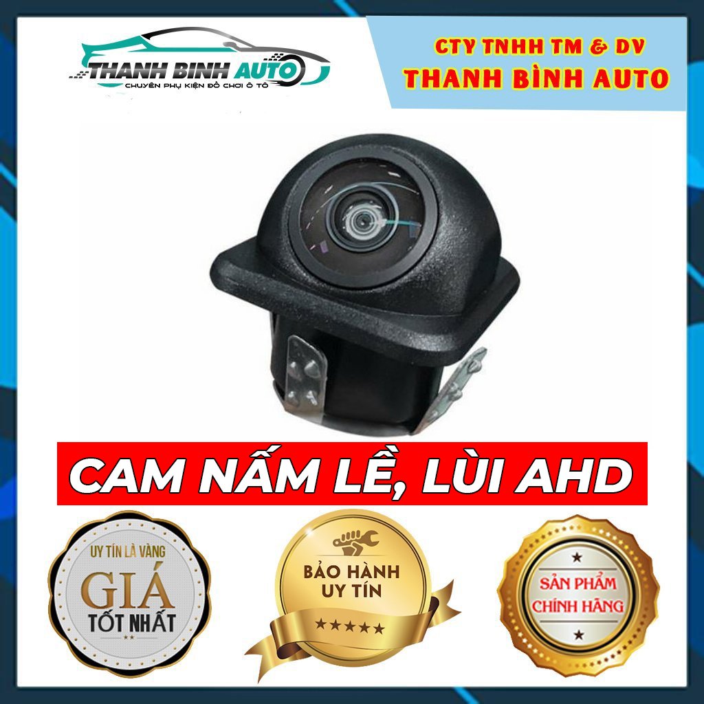Camera Nấm Lề, Lùi AHD - Hình Ảnh Đẹp, Rõ Nét