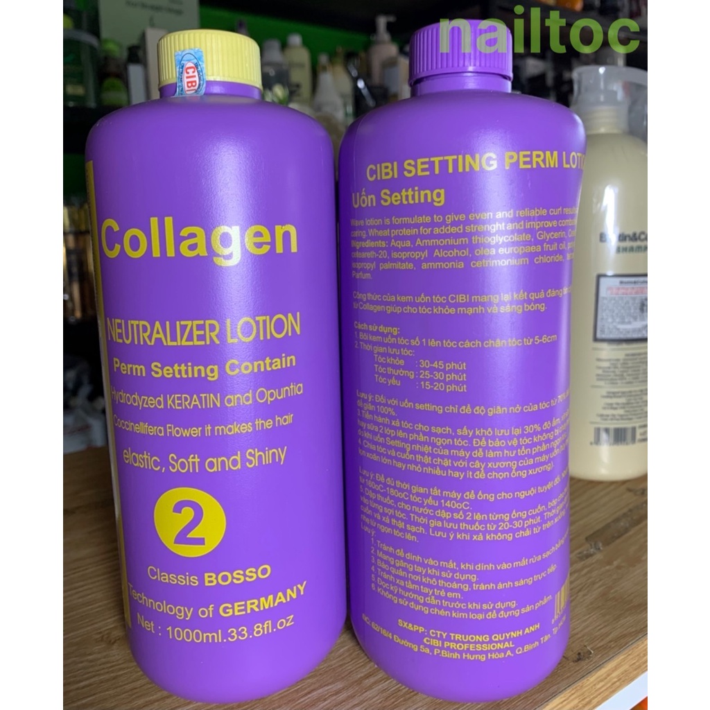 Thuốc uốn setting đa năng CIBI collagen 1000ml