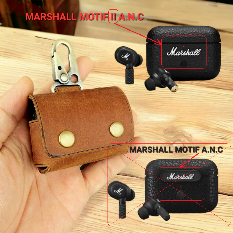 BAO DA MARSHALL MOTIF II  A.N.C TỐI GIẢN (DA THẬT) HANDMADE